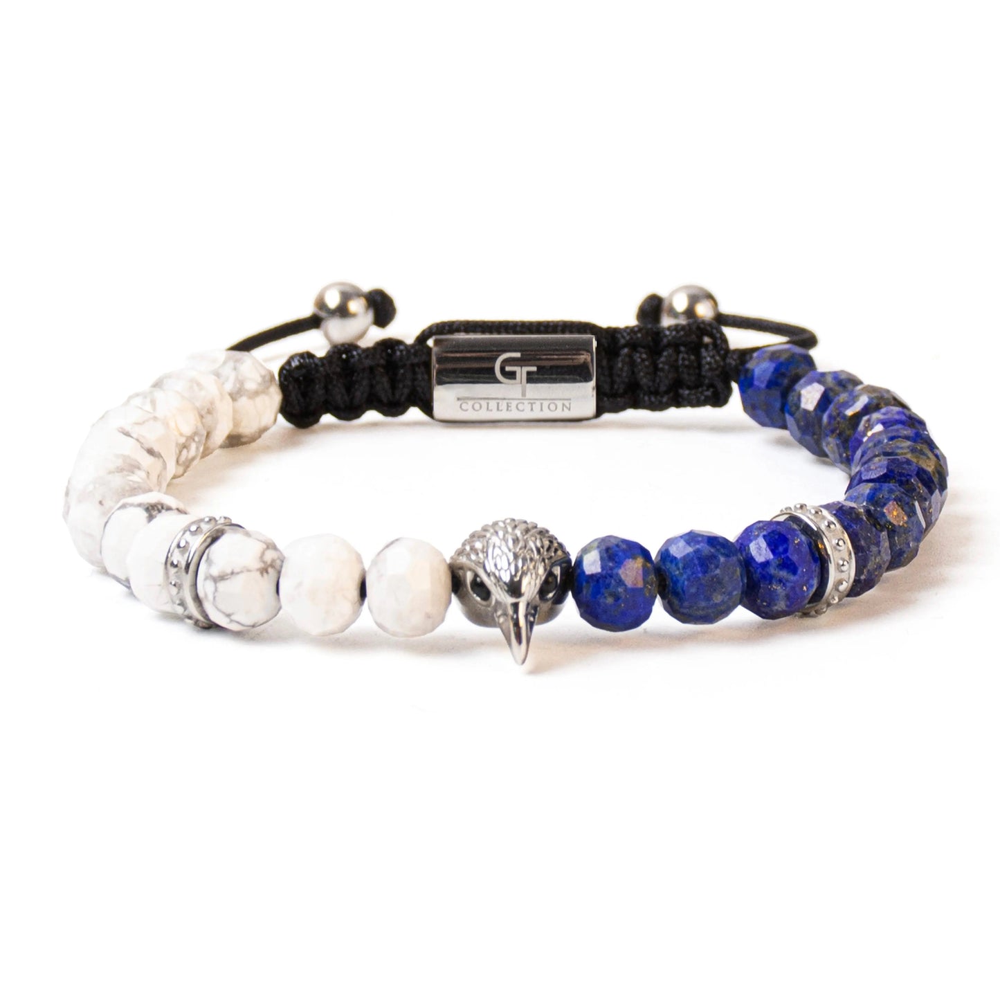 Men's LAPIS, HOWLITE Bracelet with FALCON FALCON Lunnora