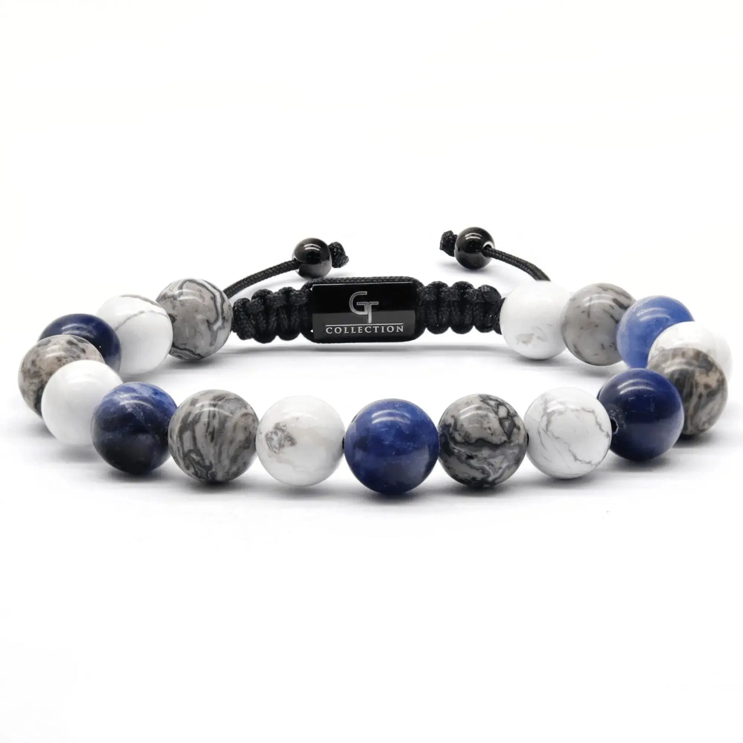 Men's Sodalite, Howlite, Jasper Beaded Bracelet – product image (Default Title, Bracelet) by Lunnora