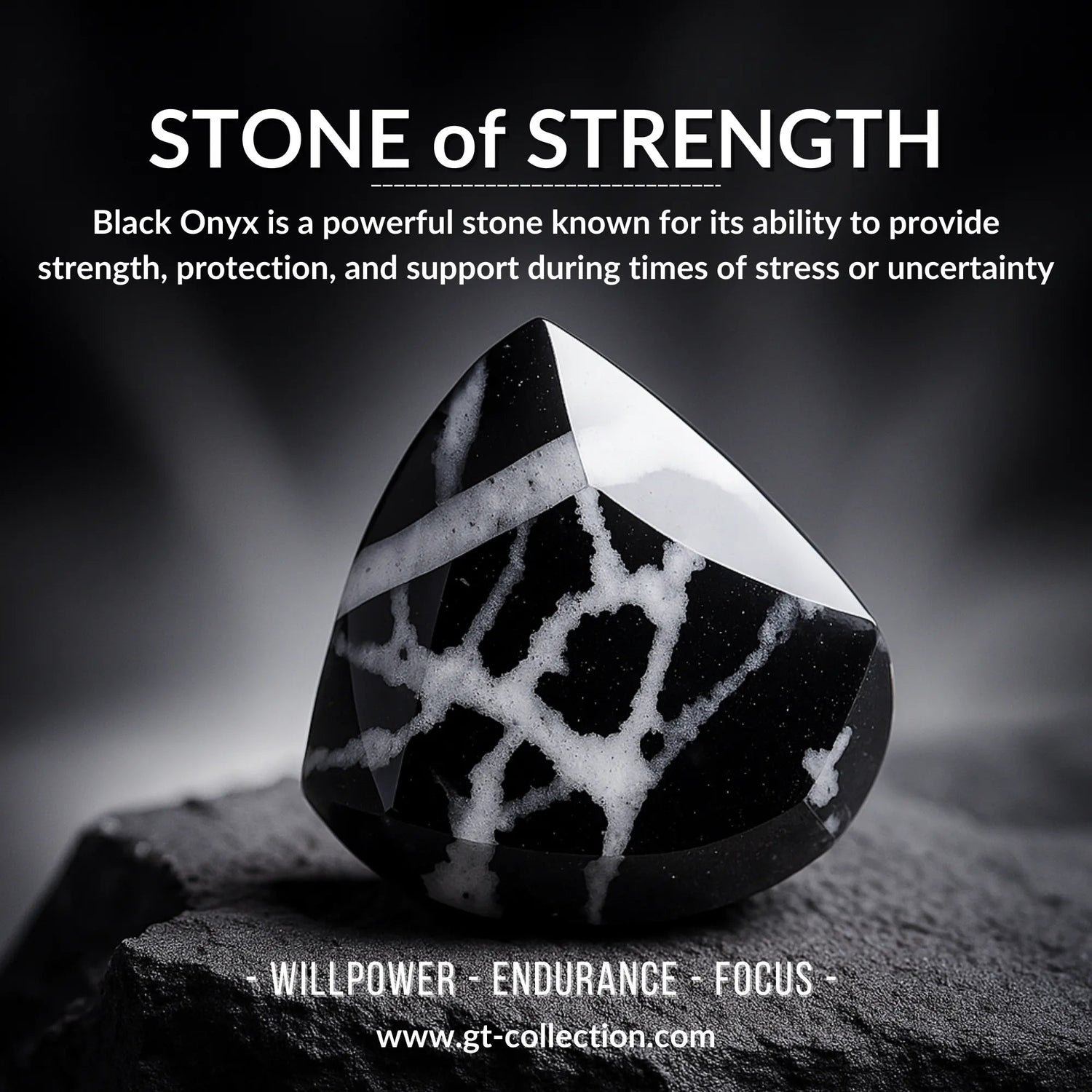 2 PIECE SET - BLACK ONYX Single Bead & Double Bead Bracelet GT collection