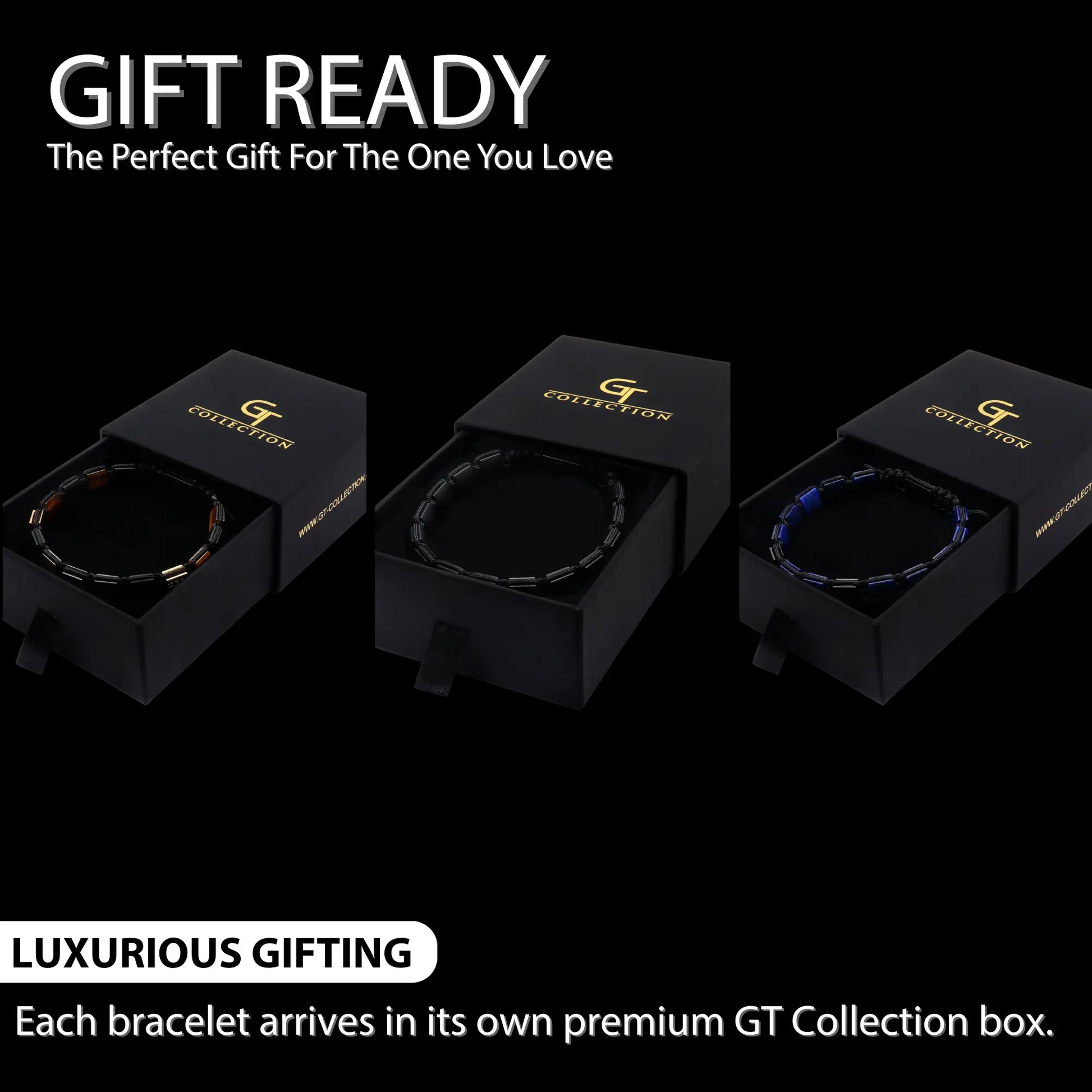 Flat Bead Bracelet Set for Men – Luxury, Strength & Clarity GT collection