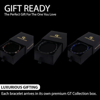 Flat Bead Bracelet Set for Men – Luxury, Strength & Clarity GT collection