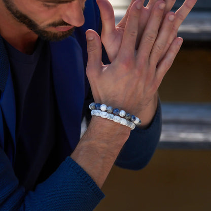 3 PIECE SET - HOWLITE Bracelets - The Calmness Set GT collection