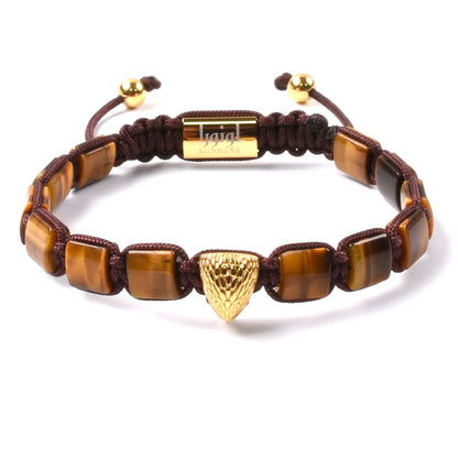 TIGER EYE Falcon Bracelet for Men - Golden ARABIAN FALCON