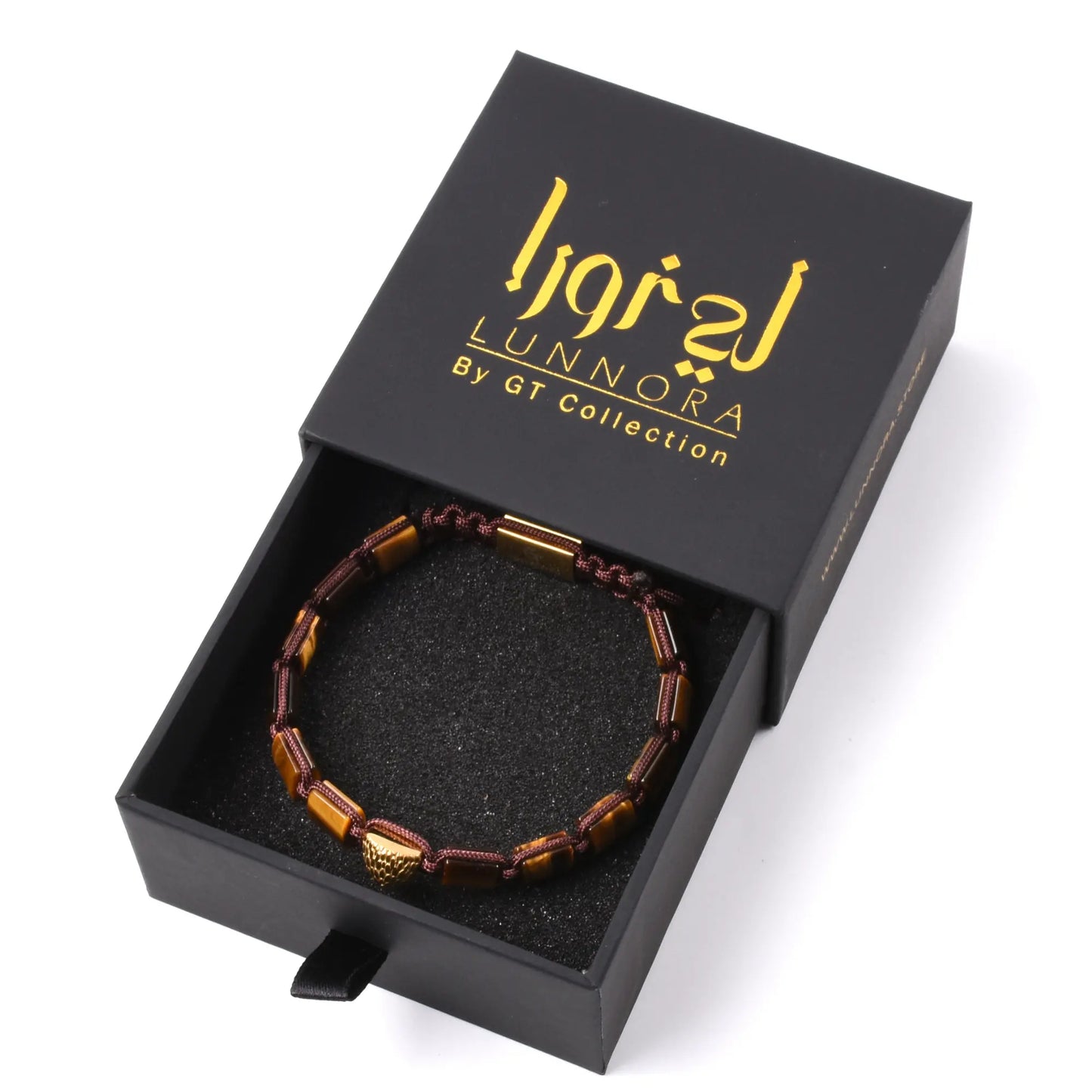 TIGER EYE Falcon Bracelet for Men - Golden ARABIAN FALCON