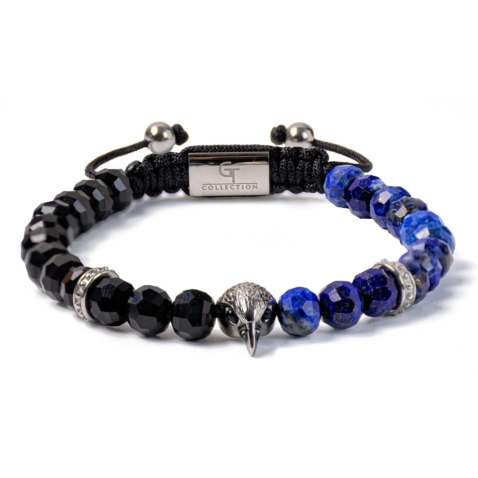Men's LAPIS, ONYX Bracelet with ARABIAN FALCON Lunnora