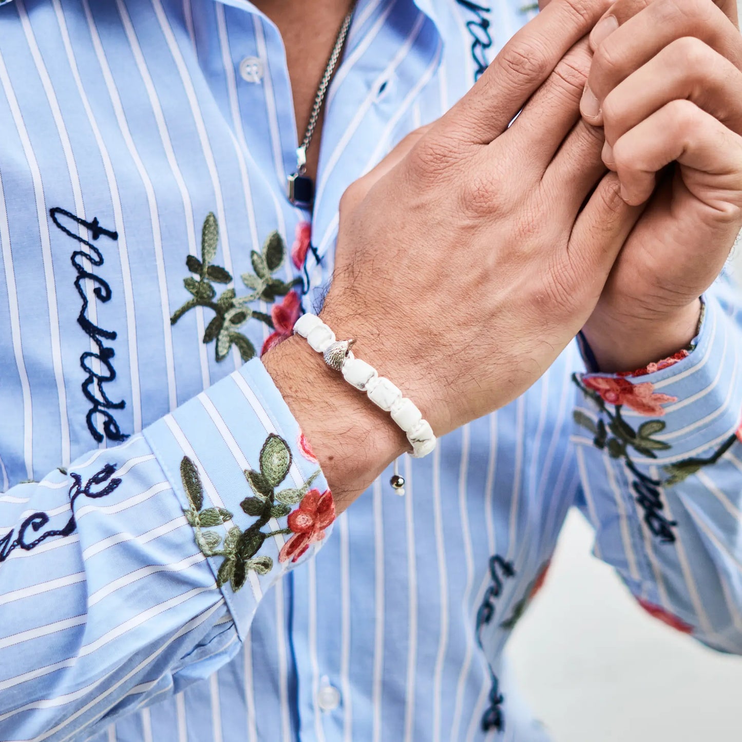 HOWLITE Falcon Bracelet for Men – Silver ARABIAN FALCON