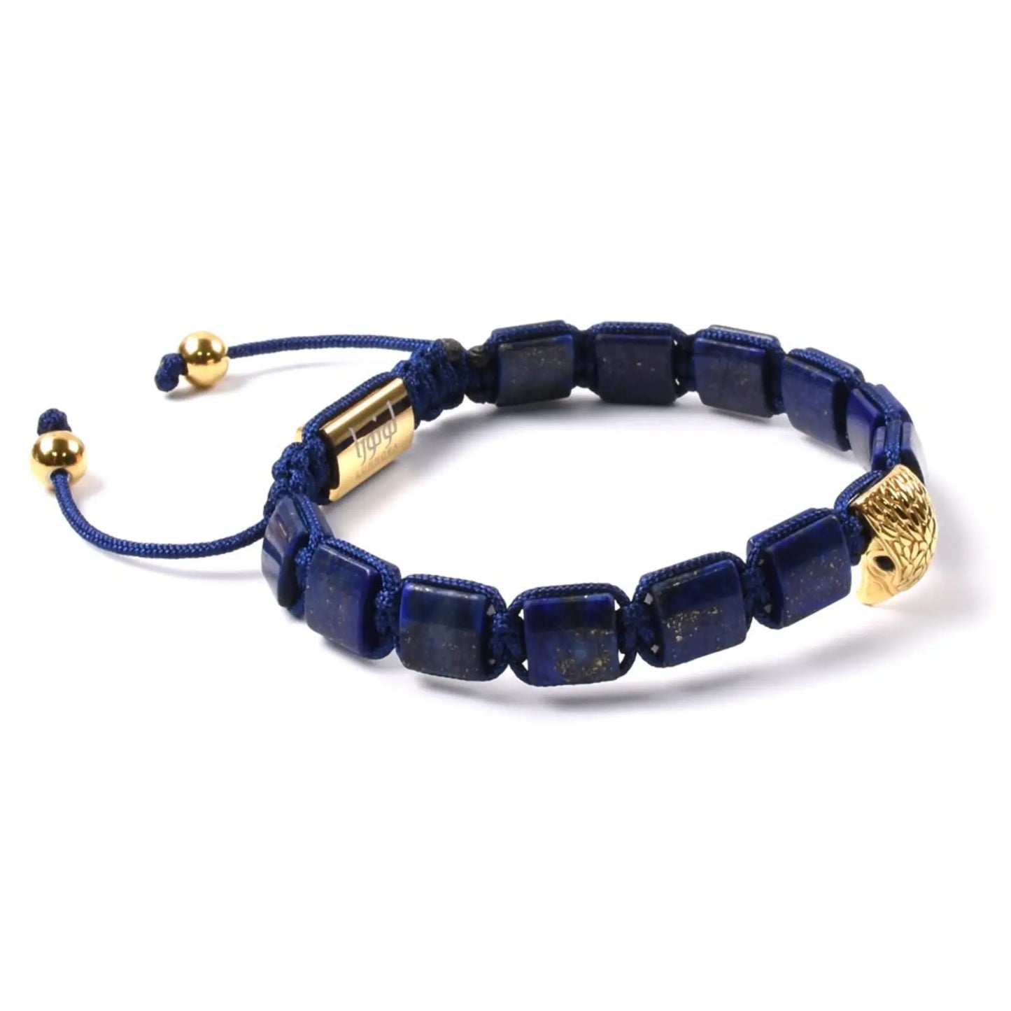 LAPIS LAZULI Falcon Bracelet for Men – Golden ARABIAN FALCON