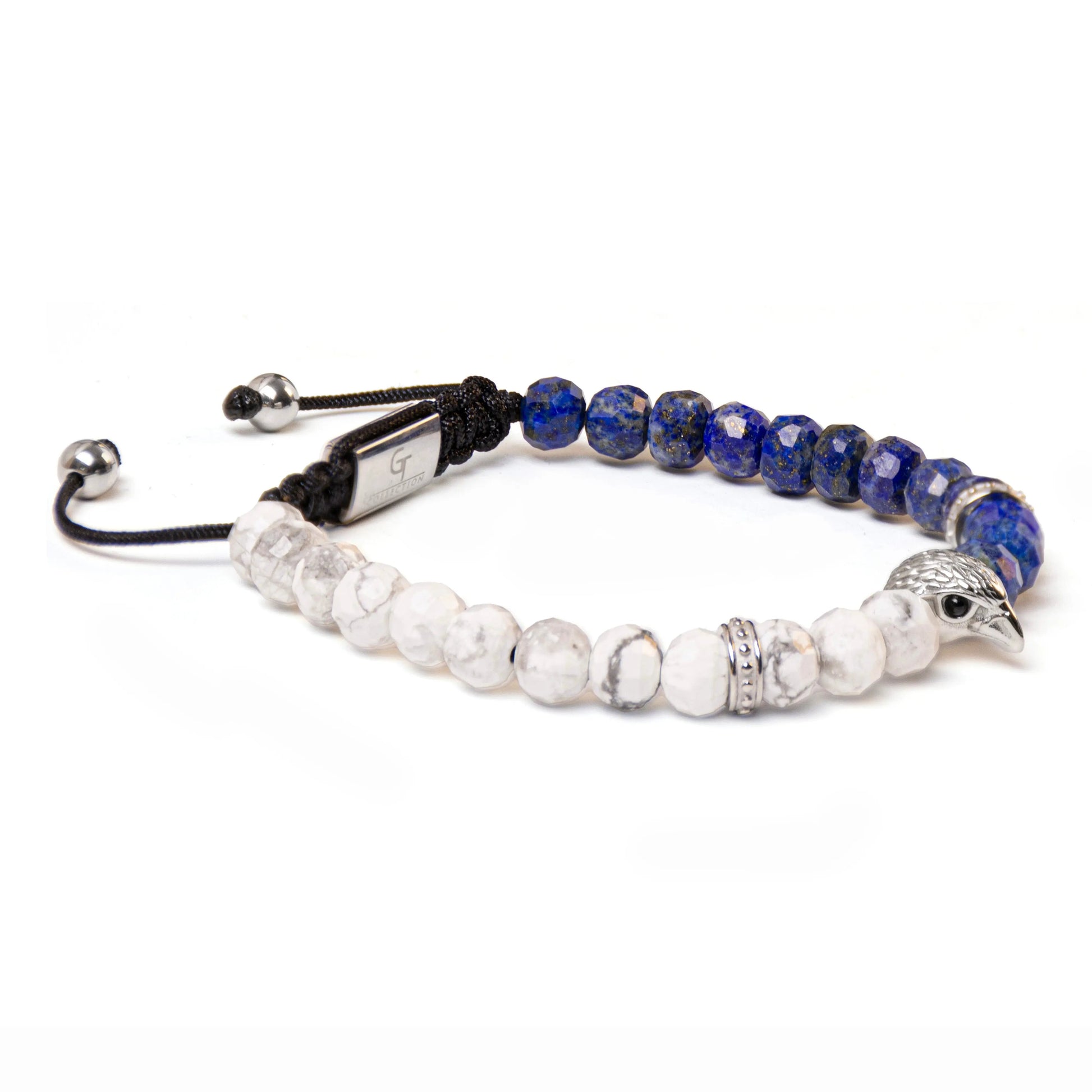 Men's LAPIS, HOWLITE Bracelet with FALCON FALCON Lunnora