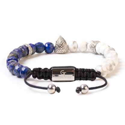 Men's LAPIS, HOWLITE Bracelet with FALCON FALCON Lunnora