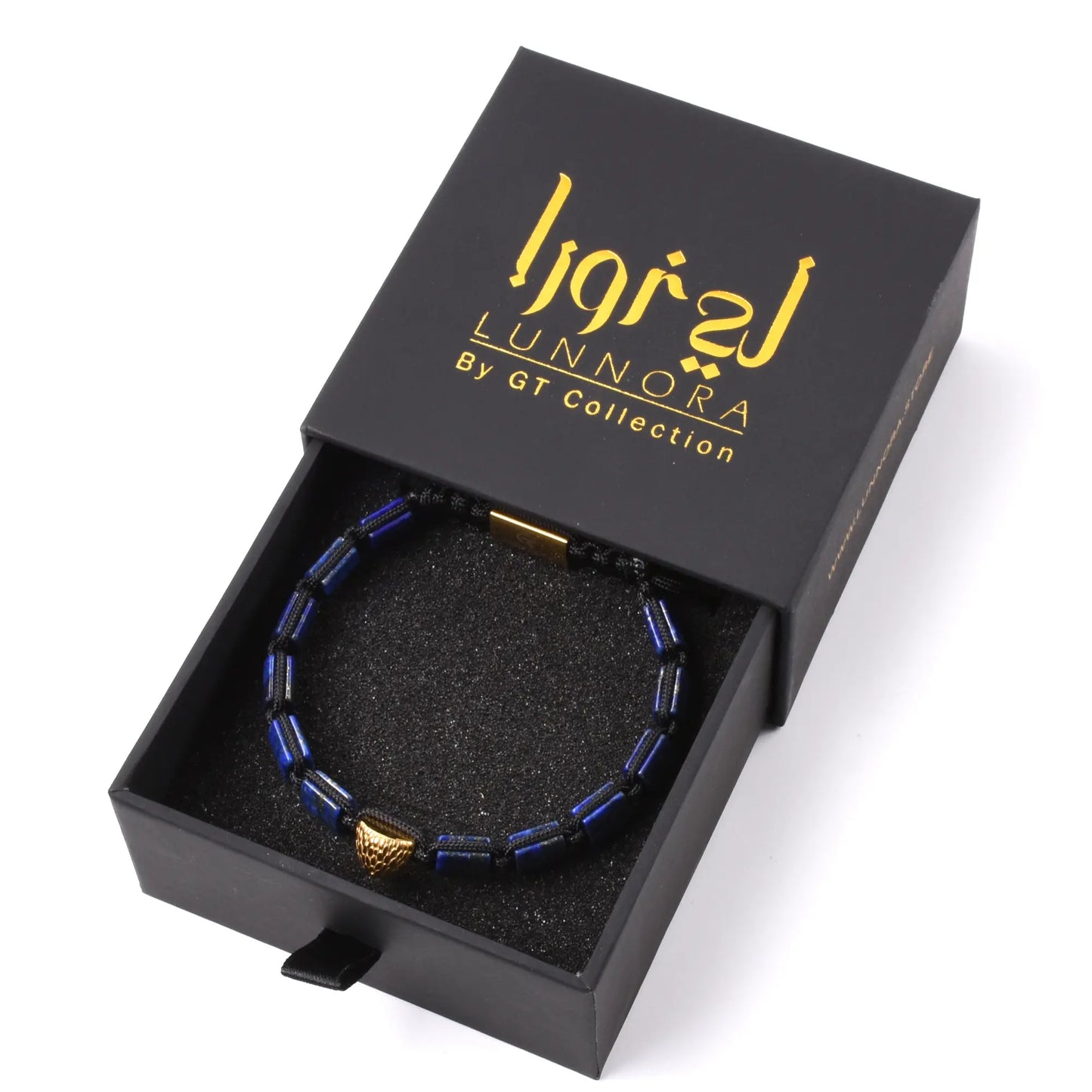 LAPIS LAZULI Falcon Bracelet for Men – Golden ARABIAN FALCON