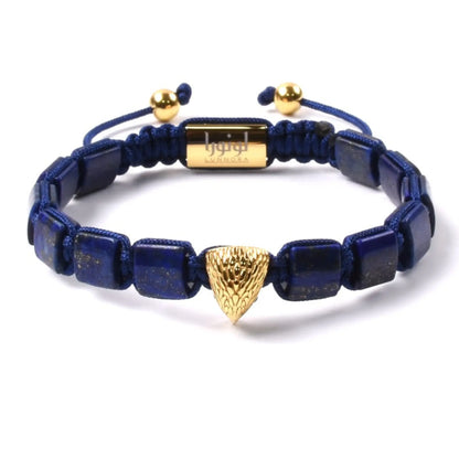 LAPIS LAZULI Falcon Bracelet for Men – Golden ARABIAN FALCON