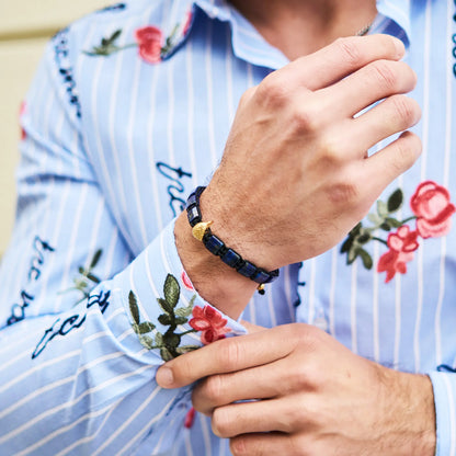LAPIS LAZULI Falcon Bracelet for Men – Golden ARABIAN FALCON