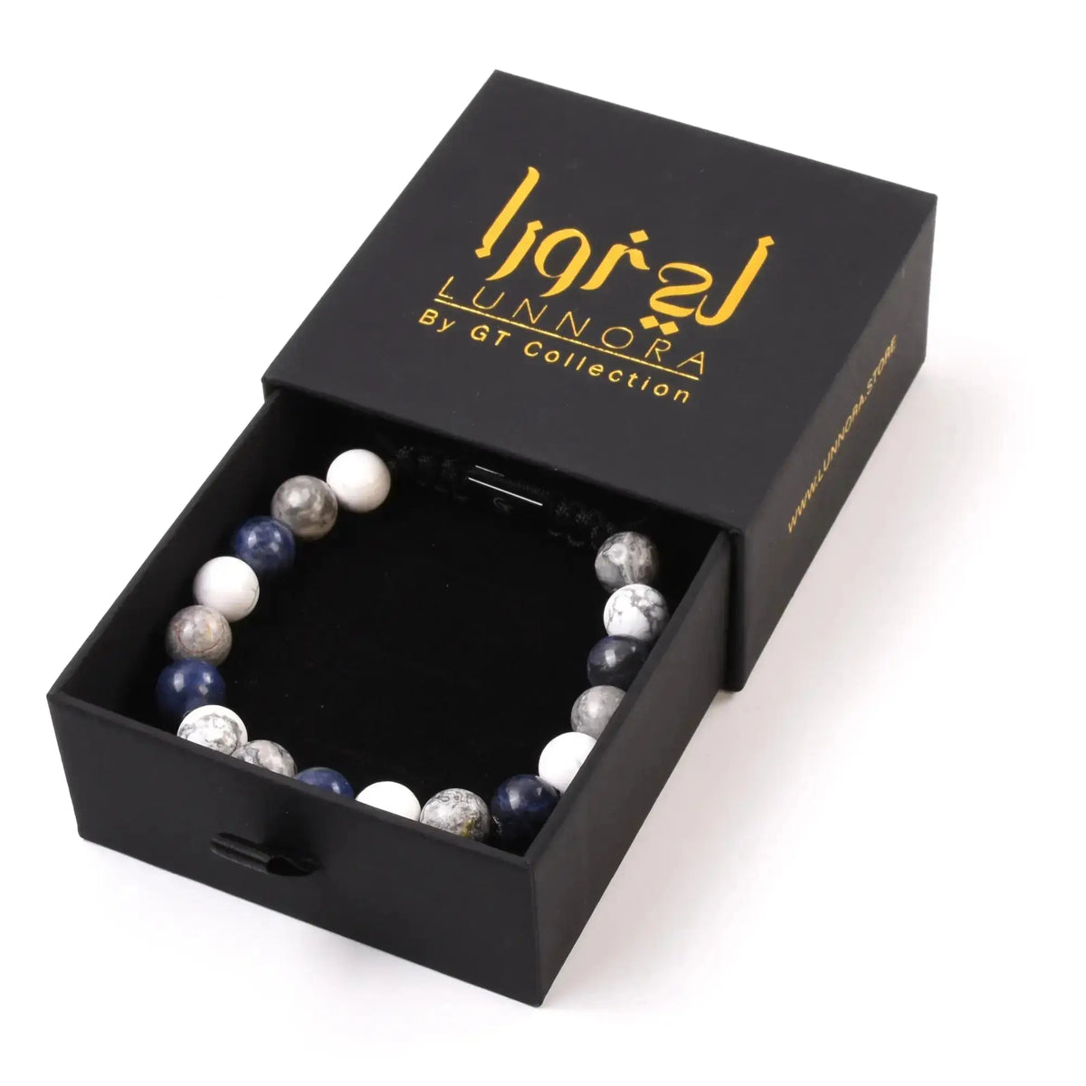 Men's Sodalite, Howlite, Jasper Beaded Bracelet Lunnora