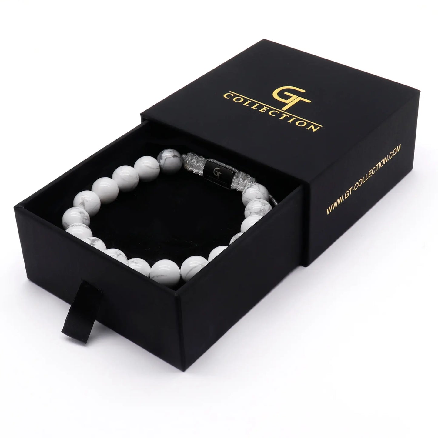 Balance Set | Men's Howlite Bracelet Stack with Hamsa Hand