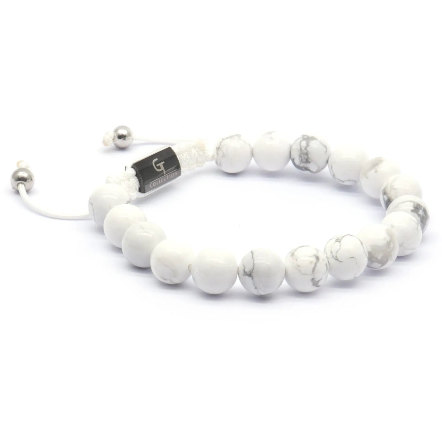 Balance Set | Men's Howlite Bracelet Stack with Hamsa Hand