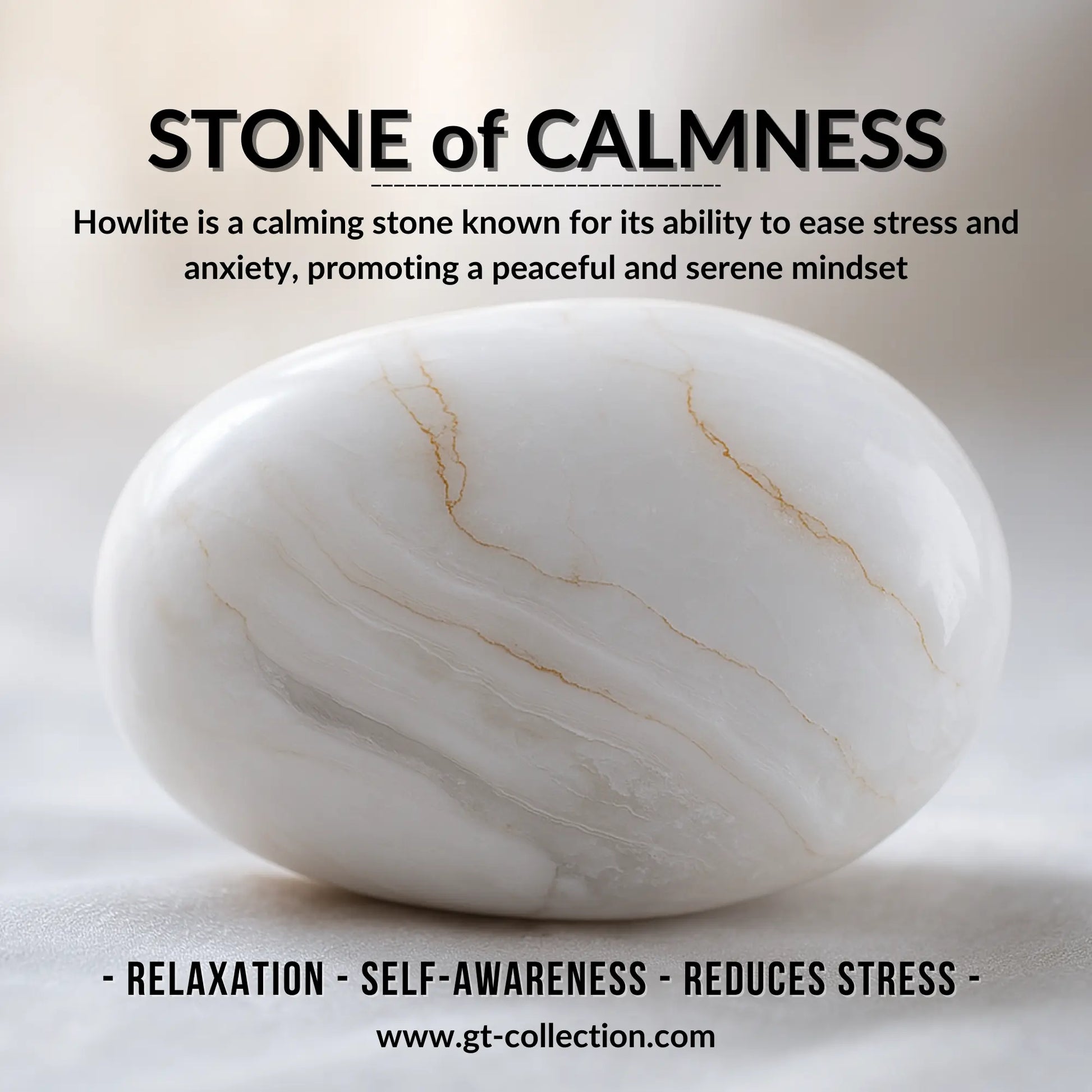 3 PIECE SET - HOWLITE Bracelets - The Calmness Set GT collection