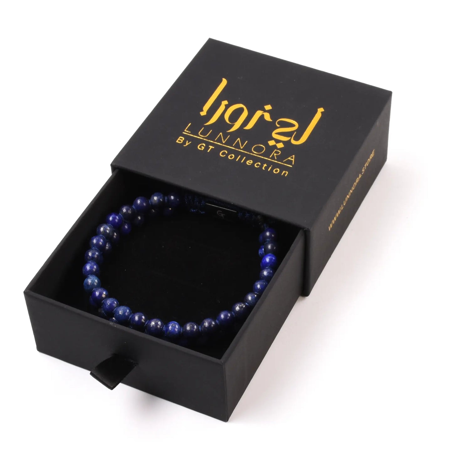 Men's LAPIS LAZULI Double Bead Bracelet Lunnora