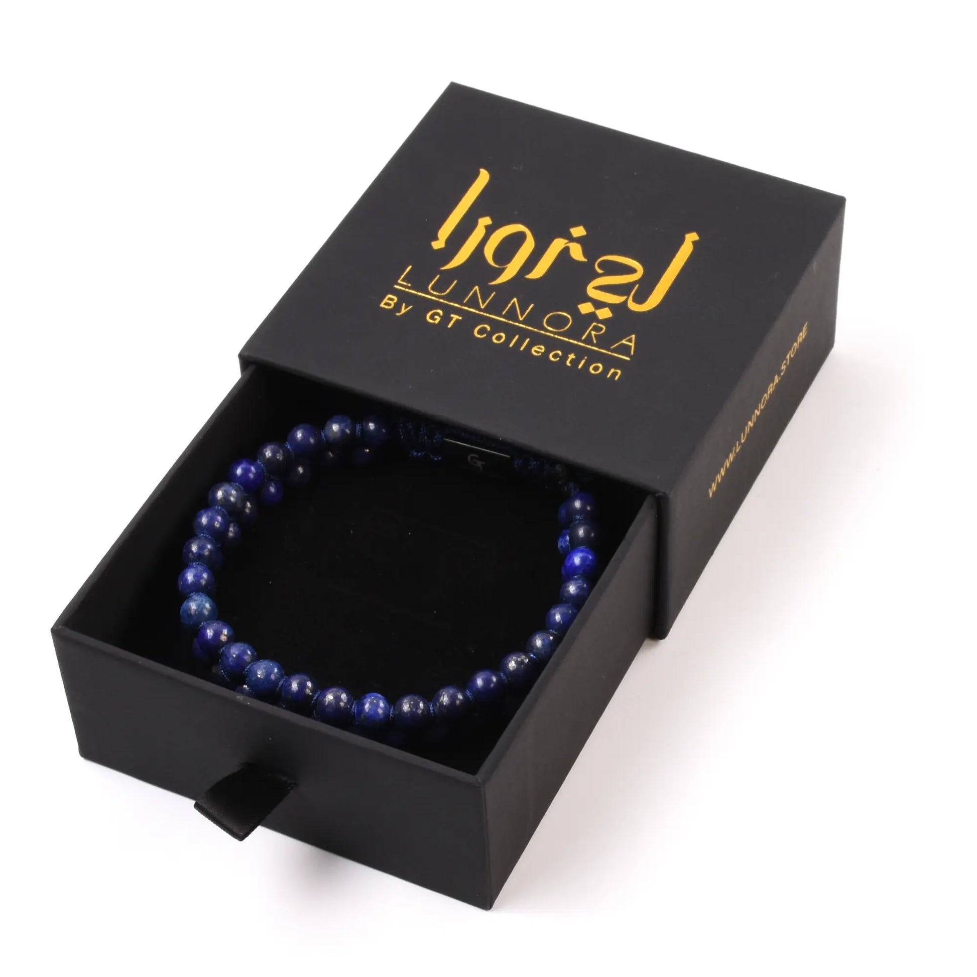 Men's LAPIS LAZULI Double Bead Bracelet Lunnora
