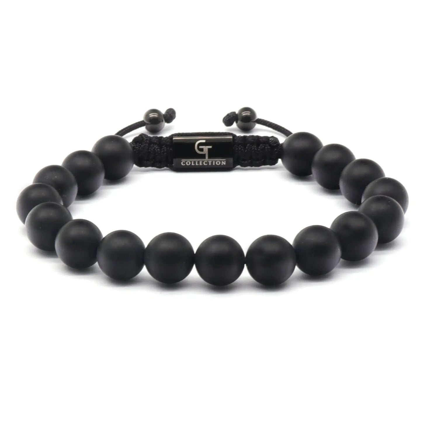 3 PIECE SET - BLACK ONYX Bracelets - The Strength Set GT collection