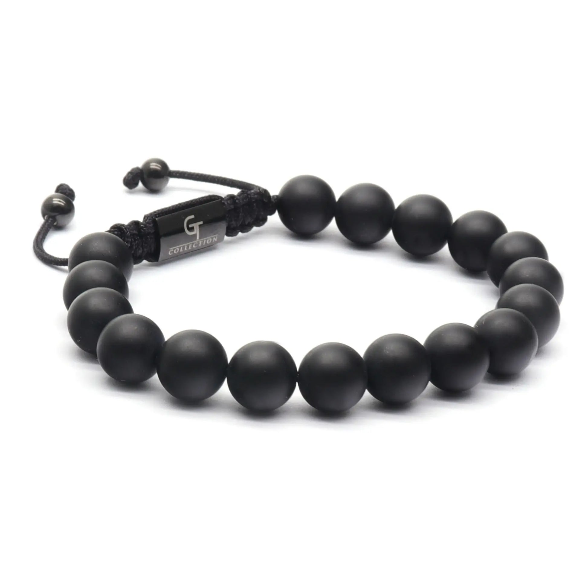 3 PIECE SET - BLACK ONYX Bracelets - The Strength Set GT collection