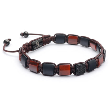 3 PIECE SET - RED TIGER EYE Bracelets - The Motivation Set GT collection