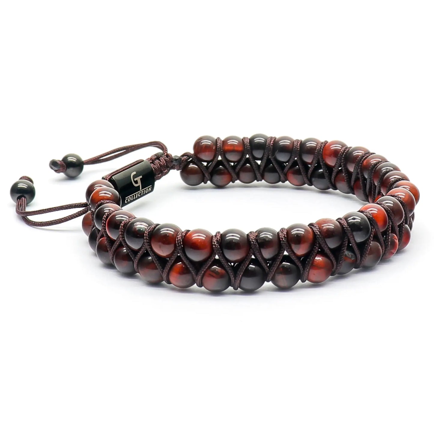 3 PIECE SET - RED TIGER EYE Bracelets - The Motivation Set GT collection