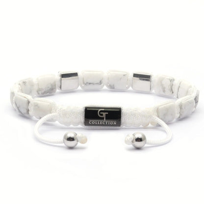 2 PIECE SET - SODALITE Single Bead & Flatbead Bracelet GT collection